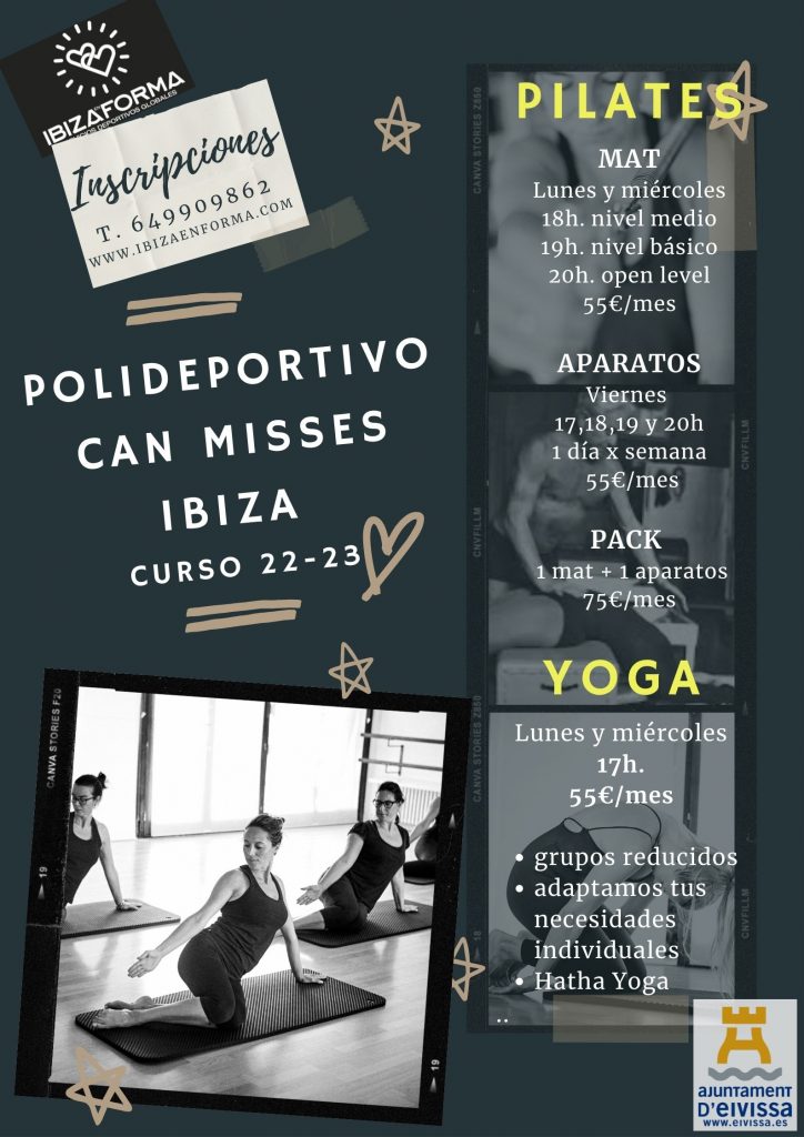 polideportivo Can Misses Pilates y Yoga curso 22-23